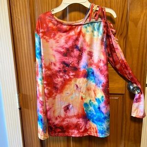 Tye dye long sleeve shirt